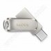 SanDisk, Ultra Dual Drive Luxe, 256GB, USB Type-C 3.0, Flash Drive, Silver